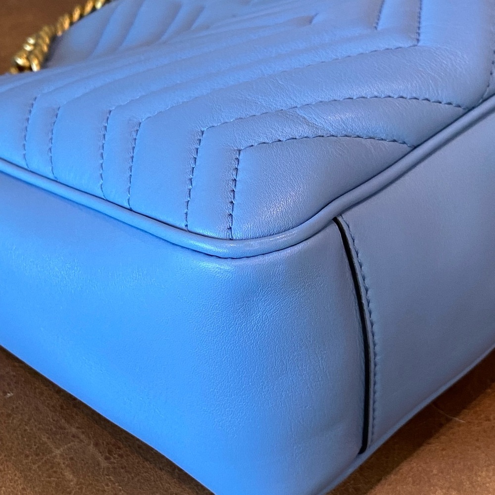 Gucci GG Marmont Chain Tote Matelasse Leather - Picture 11 of 15